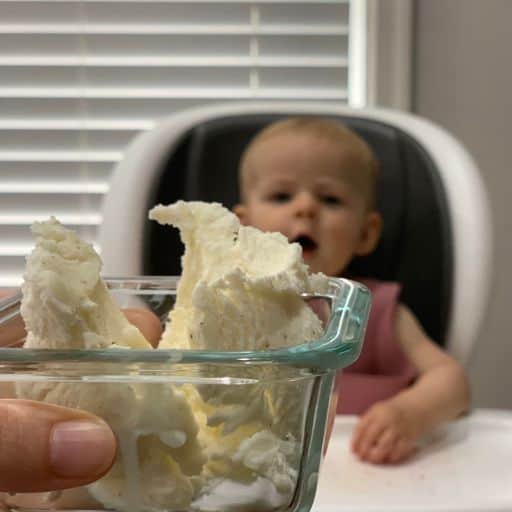 An ice cream treat is the perfect way to celebrate a first birthday without a party.